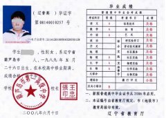 <b>大连市1997届高中毕业证是什么样的</b>